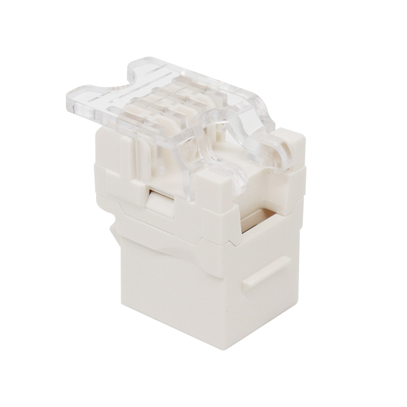 CAT3 RJ11 6P4C 180 Céim UTP Toolless Keystone Jack Jack