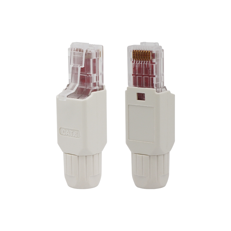 Cat6 Plug Foirceannadh Allamuigh Toolless RJ45