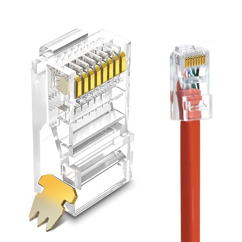 Cat5E UTP 8p8c RJ45 Plocóid Modúlach 1-píosa