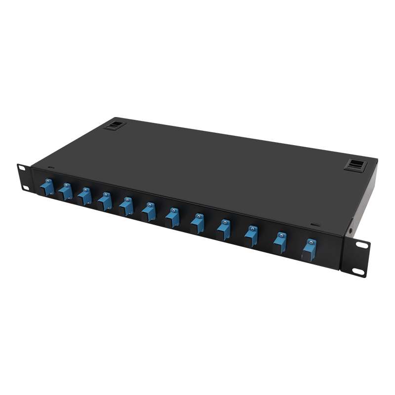 12 Port 12 Cores SC UPC Simplex Cineál Rack Painéal
