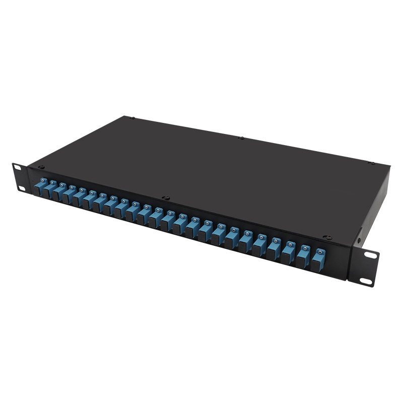 24 Port 24 Cores SC UPC Simplex Cineál Rack Painéal