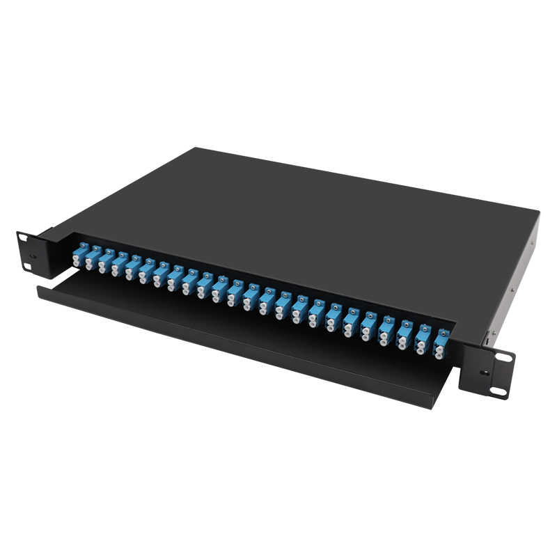 24 Port 48 Cores LC UPC Painéal Paiste Duplex Cineál Sleamhnáin